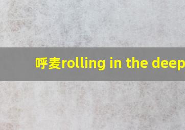 呼麦rolling in the deep